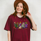 Teacher Mardi Gras Theme T-shirt, Hoodie, Sweatshirt
