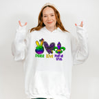 Peace Love Mardi Gras Theme T-shirt, Hoodie, Sweatshirt