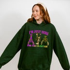 Just Here For The Crawfish Mardi Gras Theme T-shirt, Hoodie, Sweatshirt