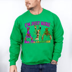 Just Here For The Crawfish Mardi Gras Theme T-shirt, Hoodie, Sweatshirt