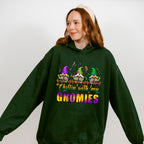 Chillin' With My Gnomies Mardi Gras Theme T-shirt, Hoodie, Sweatshirt
