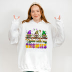 Chillin' With My Gnomies Mardi Gras Theme T-shirt, Hoodie, Sweatshirt