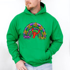 Crawfish Rainbow Mardi Gras Theme T-shirt, Hoodie, Sweatshirt