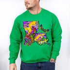 Louisiana Beads Mardi Gras Theme T-shirt, Hoodie, Sweatshirt