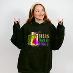 Beers and Beads Mardi Gras Theme T-shirt, Hoodie, Sweatshirt