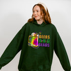 Beers and Beads Mardi Gras Theme T-shirt, Hoodie, Sweatshirt