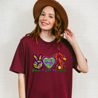 Peace Love Mardi Gras Theme T-shirt, Hoodie, Sweatshirt