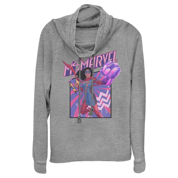 Marvel cap Mar Wave T-Shirt, Rosa, M Bambine e Ragazze