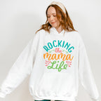 Rocking The Mama Life Mother's Day Unisex Crewneck T-Shirt Sweatshirt Hoodie
