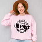 Proud Air Force Mom Mother's Day Unisex Crewneck T-Shirt Sweatshirt Hoodie