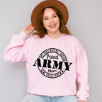 Proud Army Mom Mother's Day Unisex Crewneck T-Shirt Sweatshirt Hoodie