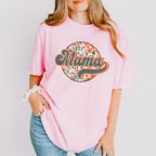 Retro Flowers Mama Mother's Day Unisex Crewneck T-Shirt Sweatshirt Hoodie