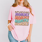 American Mommy Mother's Day Unisex Crewneck T-Shirt Sweatshirt Hoodie
