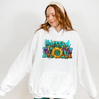 Sunflower Blessed Mom Mother's Day Unisex Crewneck T-Shirt Sweatshirt Hoodie