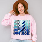 Boy Mom Lightning Mother's Day Unisex Crewneck T-Shirt Sweatshirt Hoodie