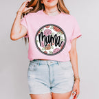Circle Roses Mama Mother's Day Unisex Crewneck T-Shirt Sweatshirt Hoodie