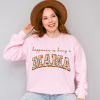 Happiness Is Being A Mama Mother's Day Unisex Crewneck T-Shirt Sweatshirt Hoodie