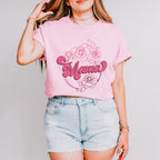 Pink Roses Mama Mother's Day Unisex Crewneck T-Shirt Sweatshirt Hoodie