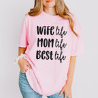 Best Life Mother's Day Unisex Crewneck T-Shirt Sweatshirt Hoodie