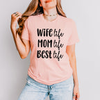 Best Life Mother's Day Unisex Crewneck T-Shirt Sweatshirt Hoodie