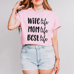 Best Life Mother's Day Unisex Crewneck T-Shirt Sweatshirt Hoodie