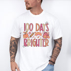 100 Days Brighter Theme T-shirt, Hoodie, Sweatshirt