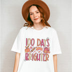 100 Days Brighter Theme T-shirt, Hoodie, Sweatshirt