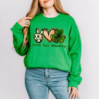Peace Love St Patricks Theme T-shirt, Hoodie, Sweatshirt