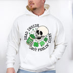Dead Inside But Feelin' Lucky St Patricks Theme T-shirt, Hoodie, Sweatshirt