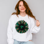 Faux Glitter FlowerSt Patricks Theme T-shirt, Hoodie, Sweatshirt