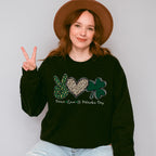 Peace Love St Patricks Theme T-shirt, Hoodie, Sweatshirt