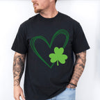 Heart and Clover St Patricks Theme T-shirt, Hoodie, Sweatshirt