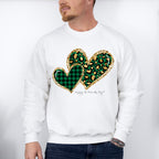 Leopard Print Heart St Patricks Theme T-shirt, Hoodie, Sweatshirt