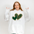Leopard Print Heart St Patricks Theme T-shirt, Hoodie, Sweatshirt