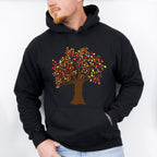 Tree Design - Fall Theme Unisex Crewneck T-Shirt Sweatshirt Hoodie