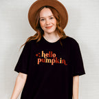 Hello Pumpkin Sparkles - Fall Theme Unisex Crewneck T-Shirt Sweatshirt Hoodie