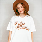 I Love Autumn - Fall Theme Unisex Crewneck T-Shirt Sweatshirt Hoodie