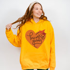 Thanksgiving Heart Shape - Thanksgiving Theme Unisex Crewneck T-Shirt Sweatshirt Hoodie