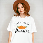 Farm Fresh Pumpkins - Thanksgiving Theme Unisex Crewneck T-Shirt Sweatshirt Hoodie