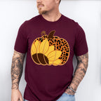 Sunflower Pumpkin Design - Fall Theme Unisex Crewneck T-Shirt Sweatshirt Hoodie