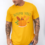 Autumn Vibes Pumpkin Design - Fall Theme Unisex Crewneck T-Shirt Sweatshirt Hoodie