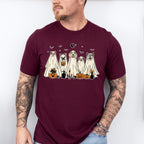 Cute Ghost Dog - Halloween Unisex Crewneck T-Shirt Sweatshirt Hoodie