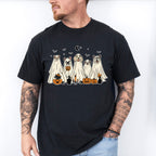Cute Ghost Dog - Halloween Unisex Crewneck T-Shirt Sweatshirt Hoodie