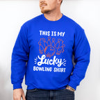 This Is My Lucky Bowling Shirt - Bowling Unisex Crewneck T-Shirt Sweatshirt Hoodie