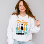 Rolling With My Homies - Bowling Unisex Crewneck T-Shirt Sweatshirt Hoodie