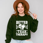 Better Than Therapy - Boxing Unisex Crewneck T-Shirt Sweatshirt Hoodie