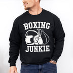 Boxing Junkie - Boxing Unisex Crewneck T-Shirt Sweatshirt Hoodie