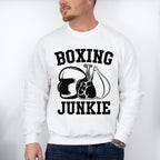 Boxing Junkie - Boxing Unisex Crewneck T-Shirt Sweatshirt Hoodie