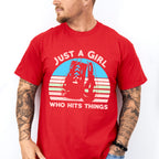 Just A Girl - Boxing Unisex Crewneck T-Shirt Sweatshirt Hoodie