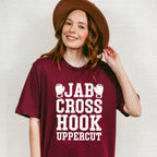 Jab Cross Hook Uppercut - Boxing Unisex Crewneck T-Shirt Sweatshirt Hoodie